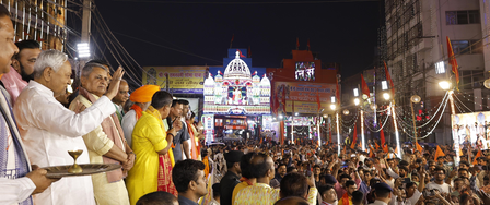 Bihar: CM Nitish Kumar, who joined Ram Navami march, swung vehemently on Rambhajan