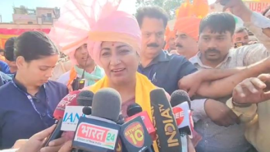 CM Relha Gupta attended the program organized on Ram Navami in HaiderPur, saying, ‘I get love and love from the public’
