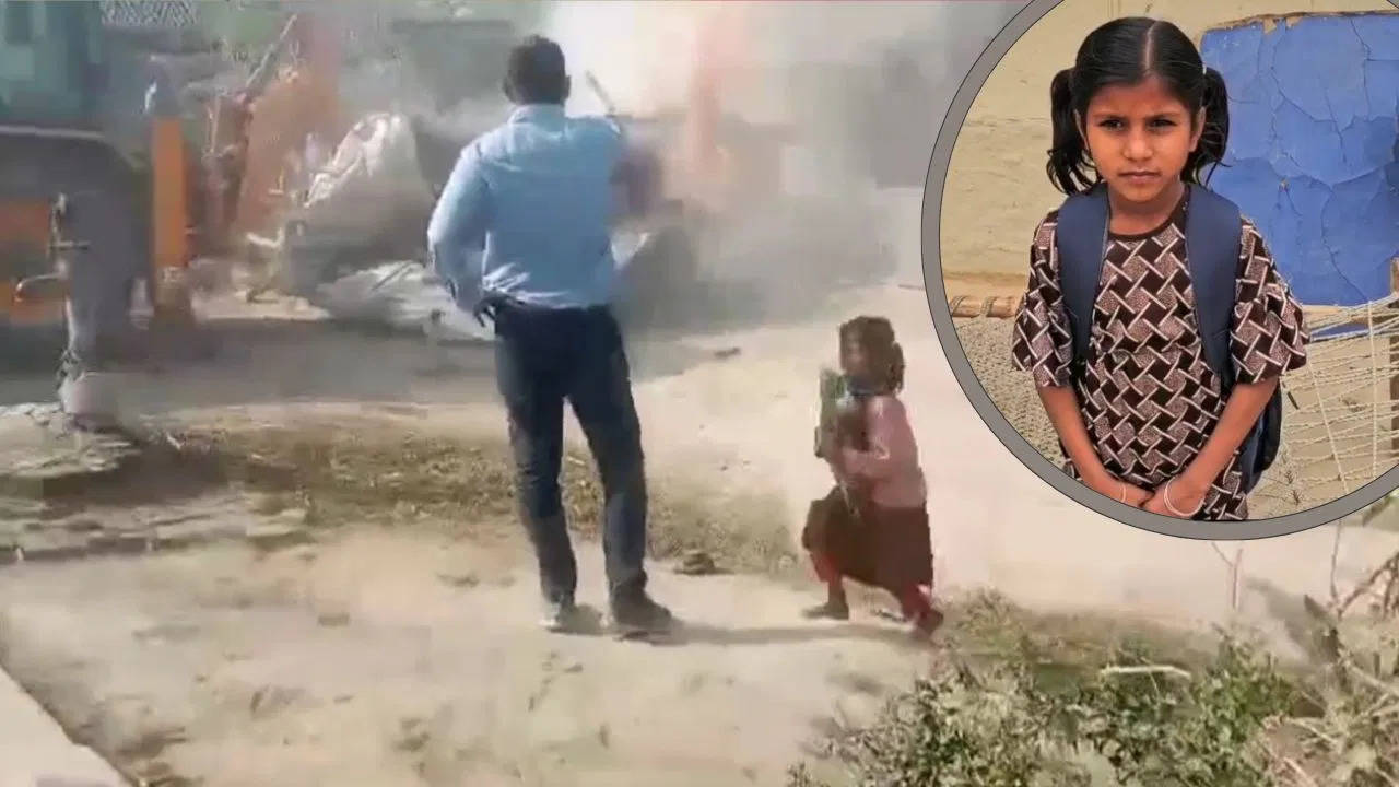 Who is 6 -year -old Annaya, whose expenses will bear the entire cost of studies? She ran away with books after seeing bulldozers