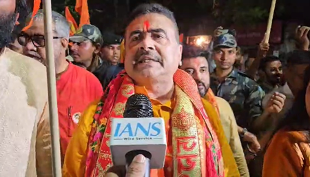 Ram Navami’s big march in Kolkata, Shubhendu Adhikari talked about Hindu unit