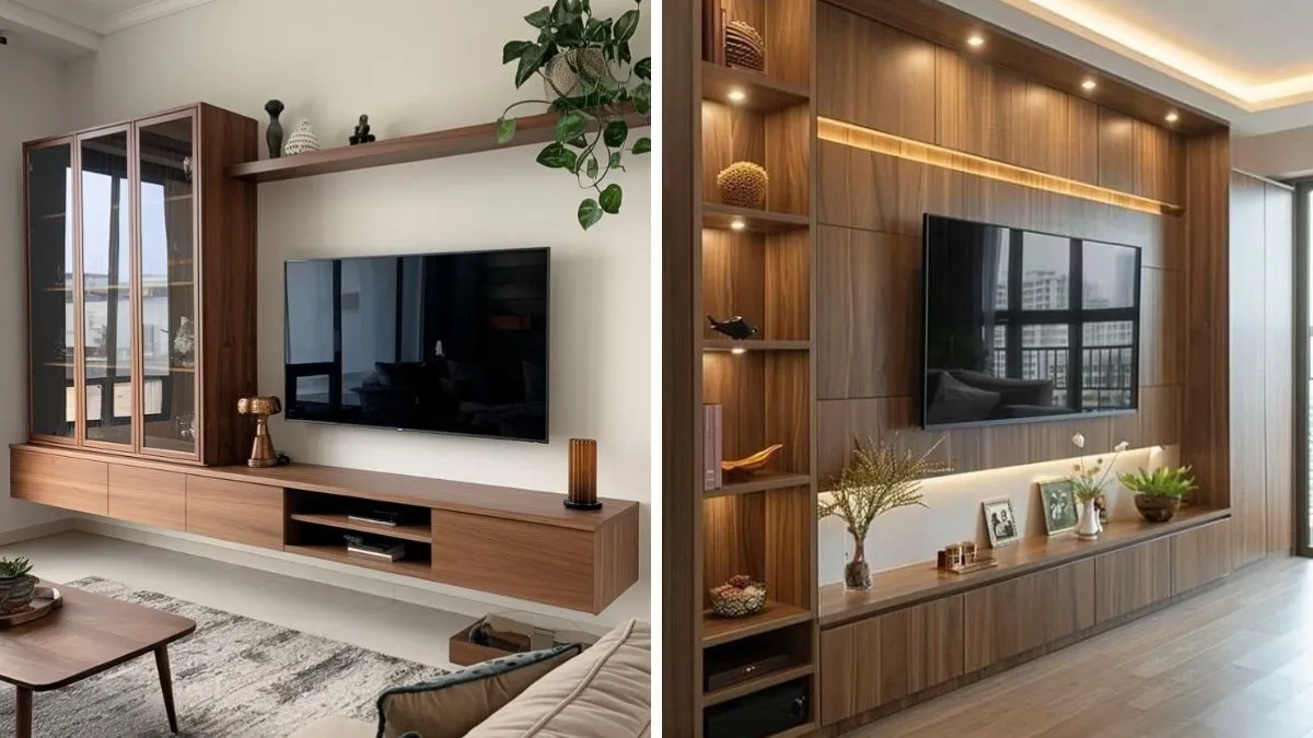 Best Wood -tv Cabinet designs for living room: choices for improved space