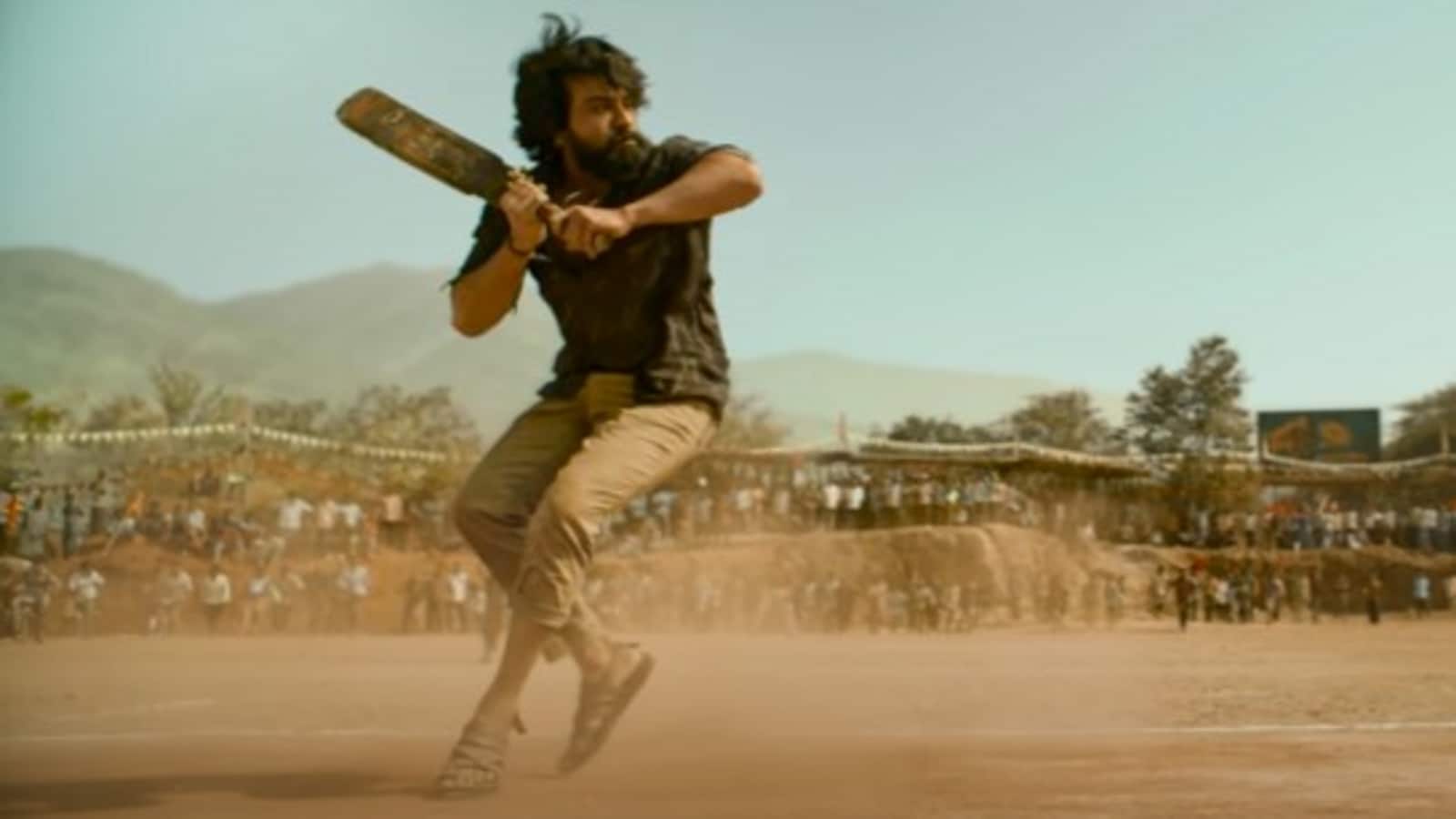 Peddi first took a look at the lap: Ram Charan beat it out of the park as a robust cricketer, impressed fans | Mint