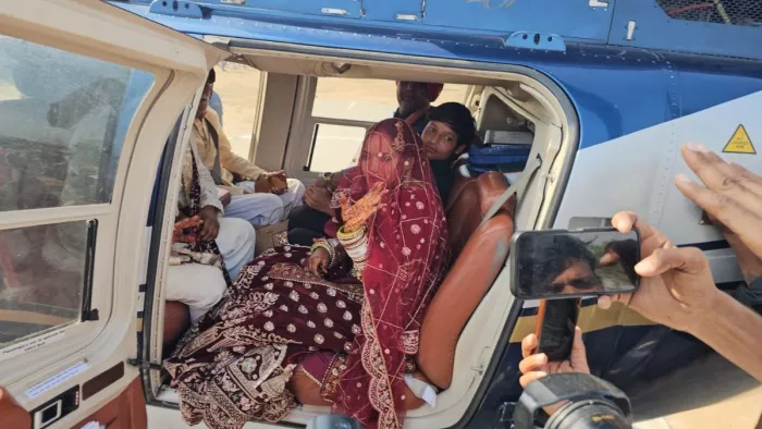 Haryana News: Silver Helicopter Distributed to 300 Baratis, such a farewell from sister, will make the full story emotional – Divyang Brother fulfills Dream Bids firewell to sister in helicopter a gripping story of Haryana