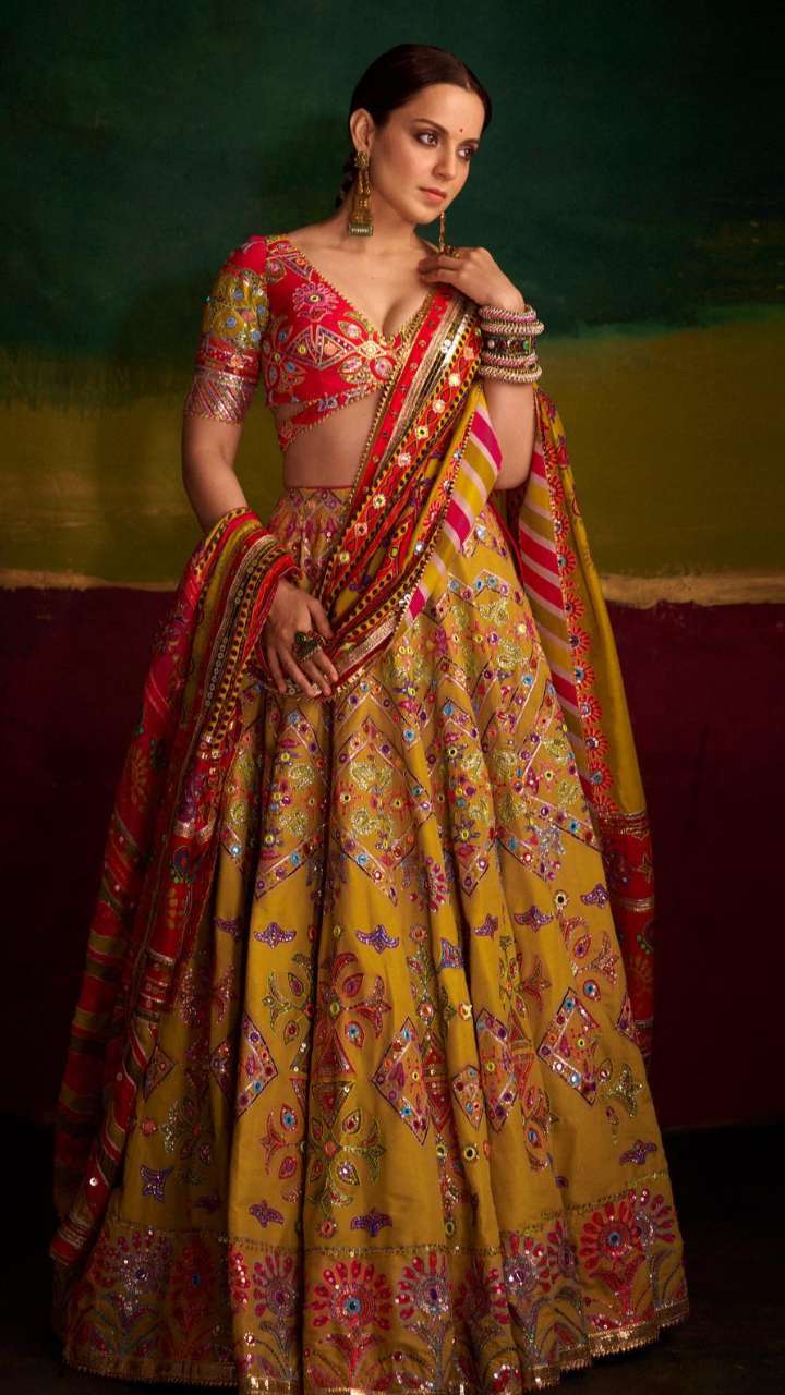 Wear Lehenga like Kangana, the brother’s sister will stay on the bride’s sister