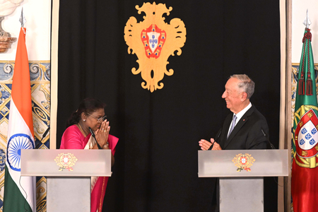 Drupadi Murmu met the president of Portugal, and the emphasis on strengthening bilateral relations