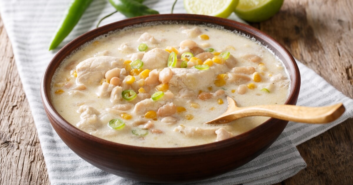 White soup with chicken – web medicine