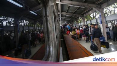 514 thousand residents returned to Jakarta who took the train, not all travelers returned