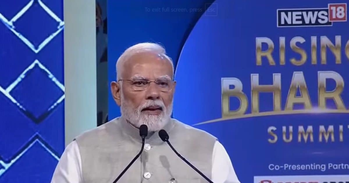 Rising Bharat Summit 2025 Live: India will not stop or Bow Prime Minister Modi; Great thing about the legal law
