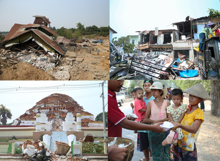The number of dead as a result of earthquake in Myanmar increased to 3,645, India has strengthened human aid under ‘Operation Brahma’