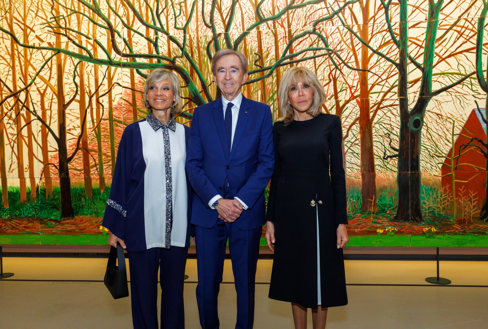 Brigitte Macron Goes Nautical for David Hockney Exhibition – ryan