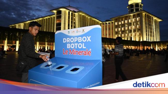 Le minerals and baznas used used bottles for donations for Palestine