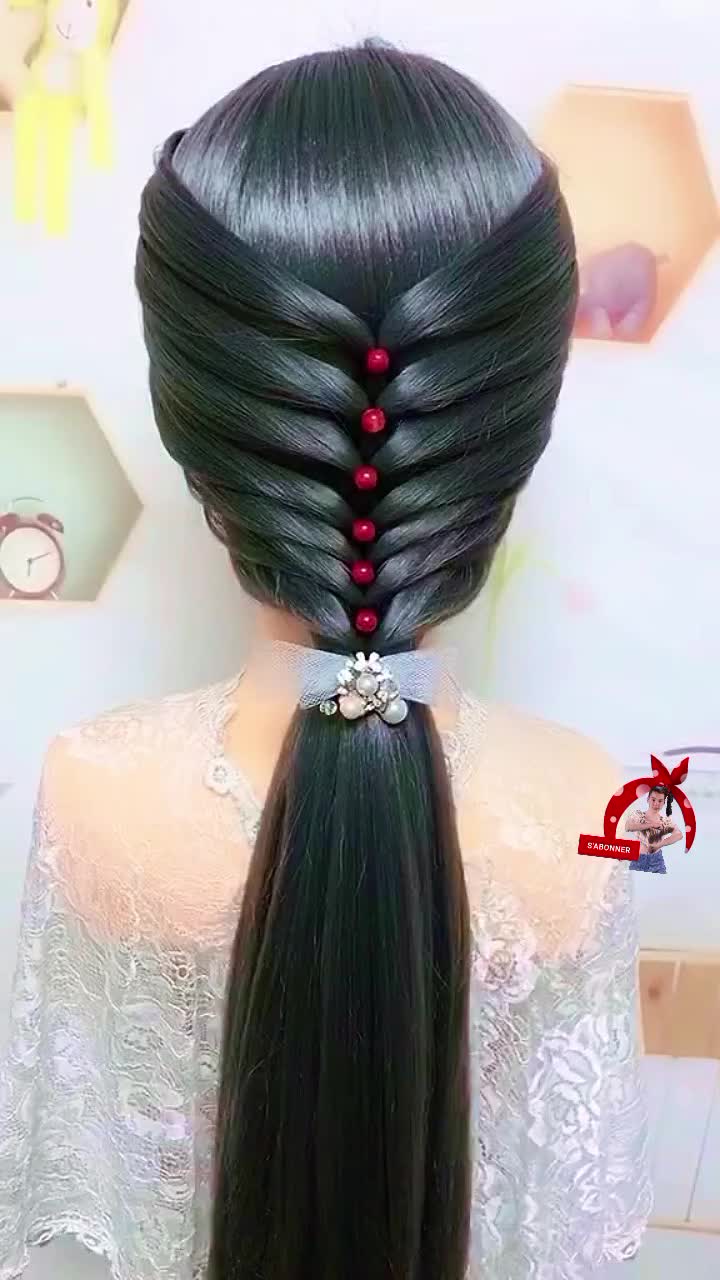 تسريحة شعر مميزة و أنيقة لجمالك و جمال إبنتك #hairstyle #hairstyles #foryou #ab… – ryan