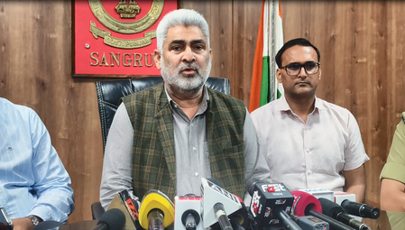 Sangrur: Minister Lal Chand Katruchak visited Kia Mandi, made arrangements
