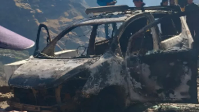 The secret of the burned car of Karnataka found in Uttarakhand both riders brothers and sisters came out – burnt car in Uttarakhand Niti Malari Road both found passengers brother and sister