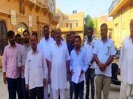 The question of cancellation of the contract of the royal contractor in Jaisalmer, see Memorandum to CM after General Assembly