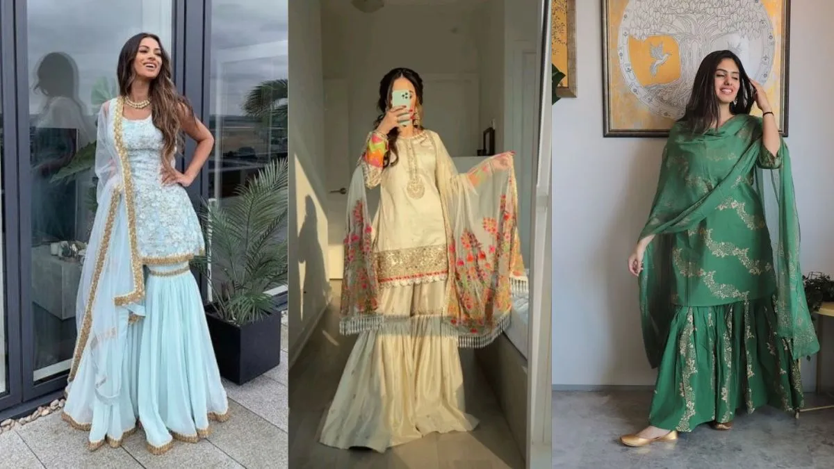 Dresses for Eid 2025: Best Sharara pack for women to increase the festive atmosphere