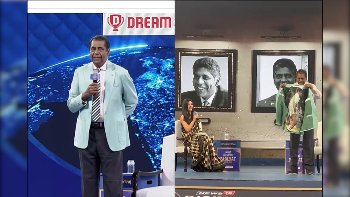 Rising Bharat Summit: What did the big tennis player Vijay Amritraj show the jacket?