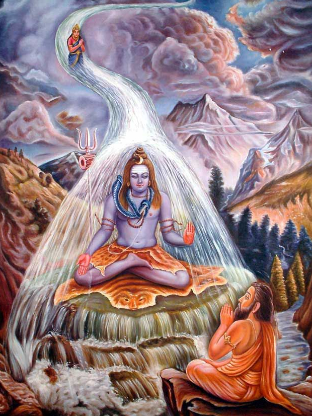 How did Ganga find a place in Shivji’s jatas?