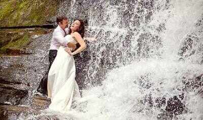 To bathe in this waterfall ends the distance from the lover girlfriend, know what is the reason