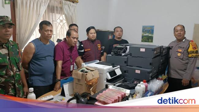 False money factory in Bogor City was overwhelmed, 2 people were arrested