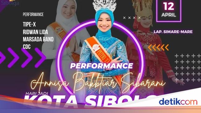 The Indonesian dance champion will enrich the 325th anniversary of Sibolga