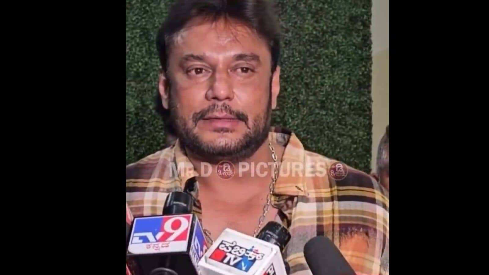 Kannada actor Darshan strikes the court over the court in Renukaswamy -murder case with reference to ‘back pain’, the next day the film show attends | Today news