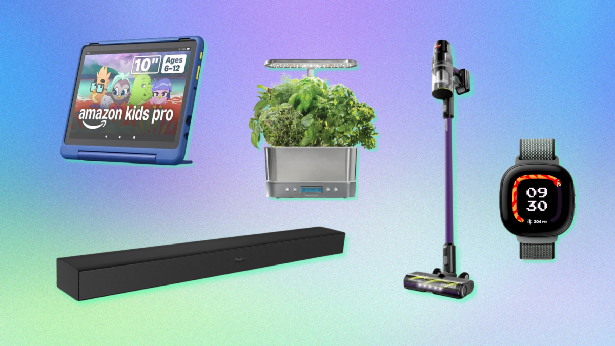 Fitbit Google Ace Lte, Amazon Fire HD 10 Kids Pro, Aerogarden Harvest Elite, Roku TV Wireless Soundbar, Bissell Cleanview XR – ryan