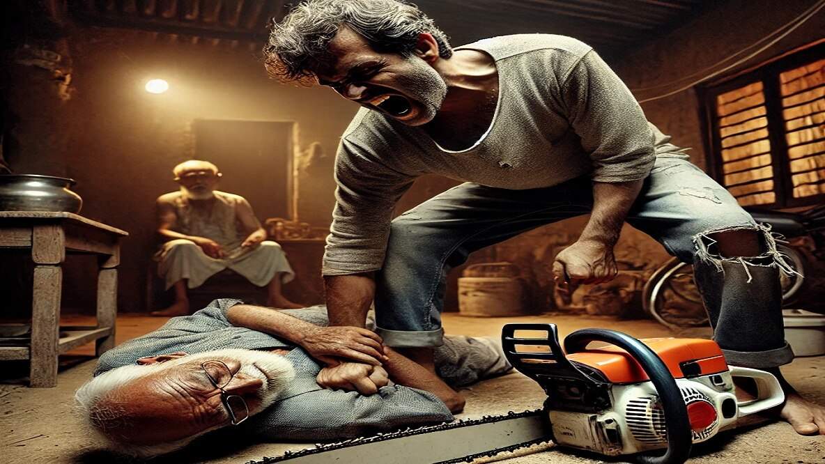 Father refused to give liquor money, then the evil boy stabbed Yamraj