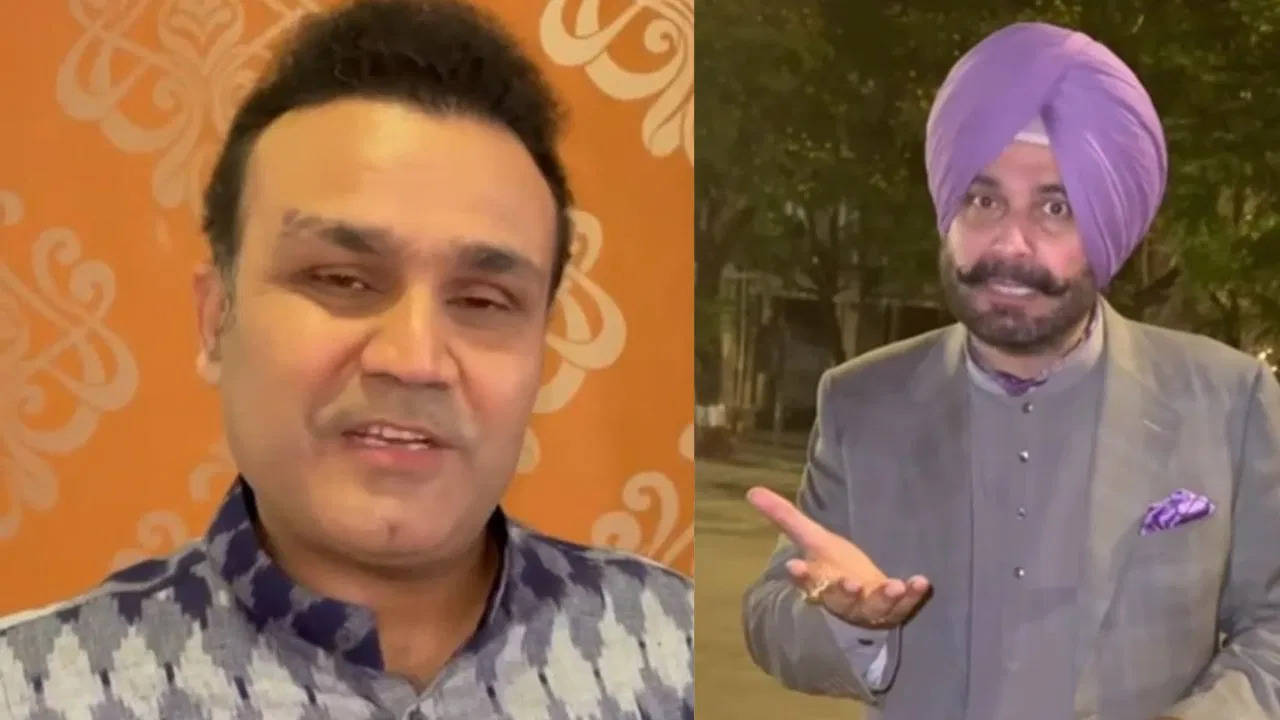 Virender Sehwag and Navjot Sidhu came face to face during ‘Tu Bhi Bhi Chup Ho Yes’, debate on this matter