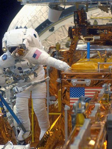 Where does the stools of astronauts go?