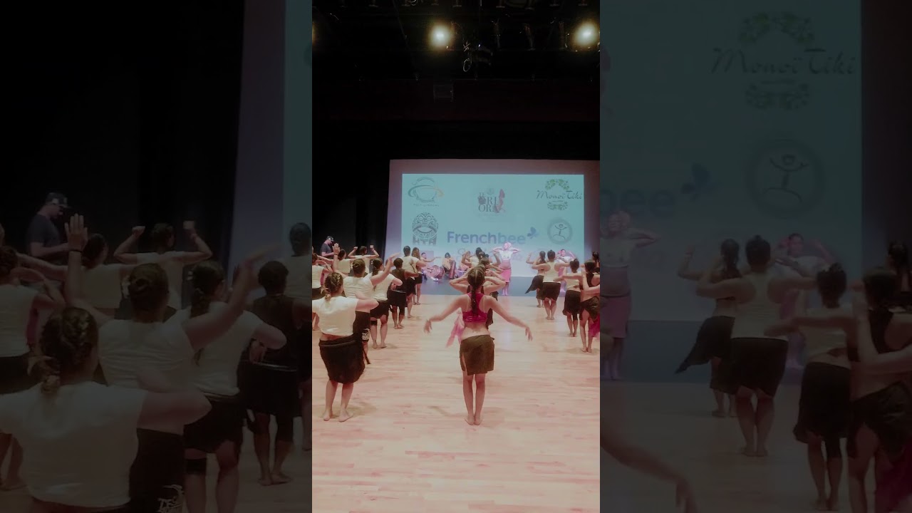 Matatini Mou workshop at TeOriOra 2024 #dance #tahiti #faarapu #shorts – ryan