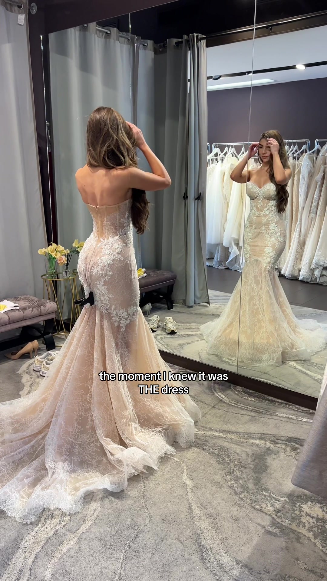when you know, you know #weddingdress #findingthedress #bridetobe #weddingdres… – ryan