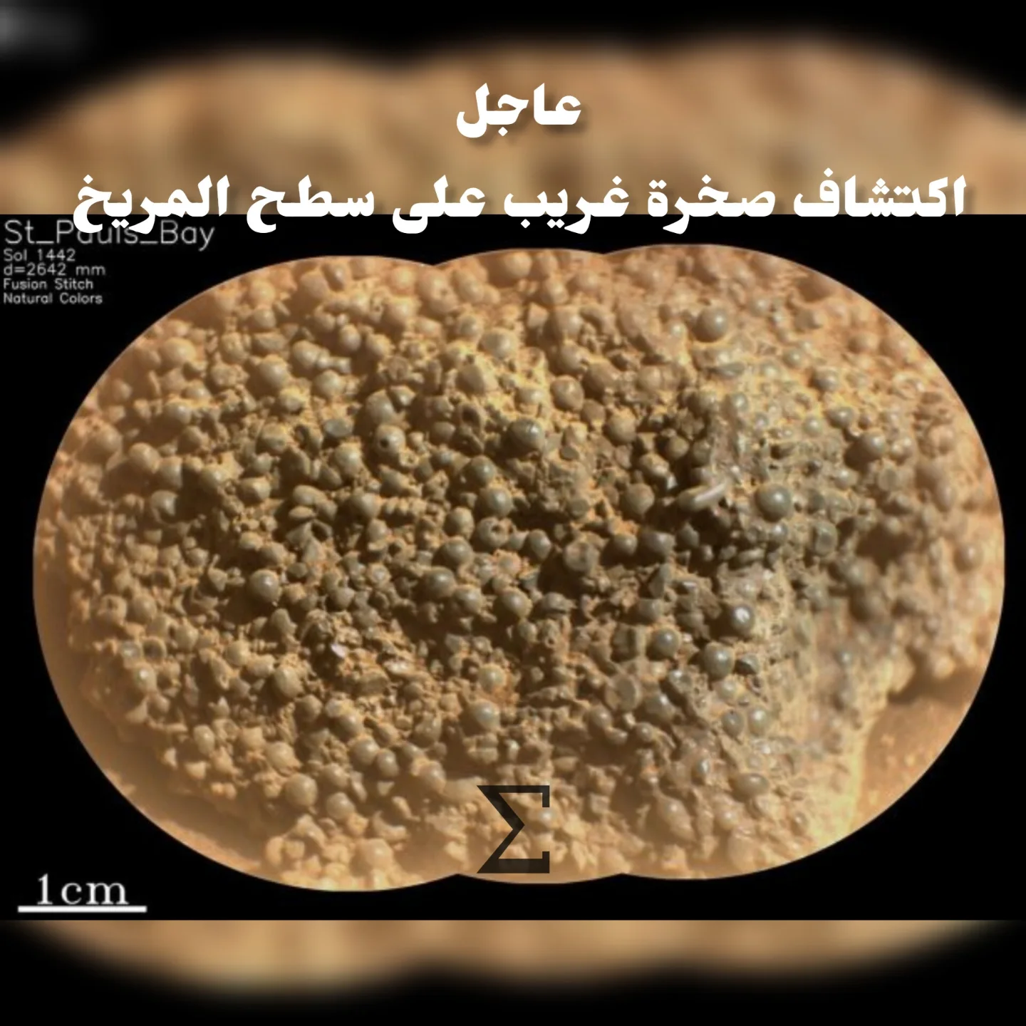 العدس الفضائي لغز جديد على المريخ.. اكتشف العلماء صخرة غريبة على سطح المريخ، ا… – ryan