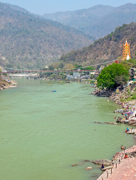 Where are the Ganges the most polluted?