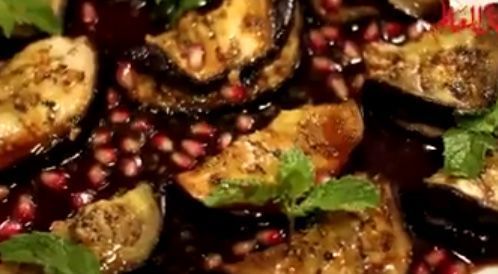 Eggplant salad with pomegranate – web medicine