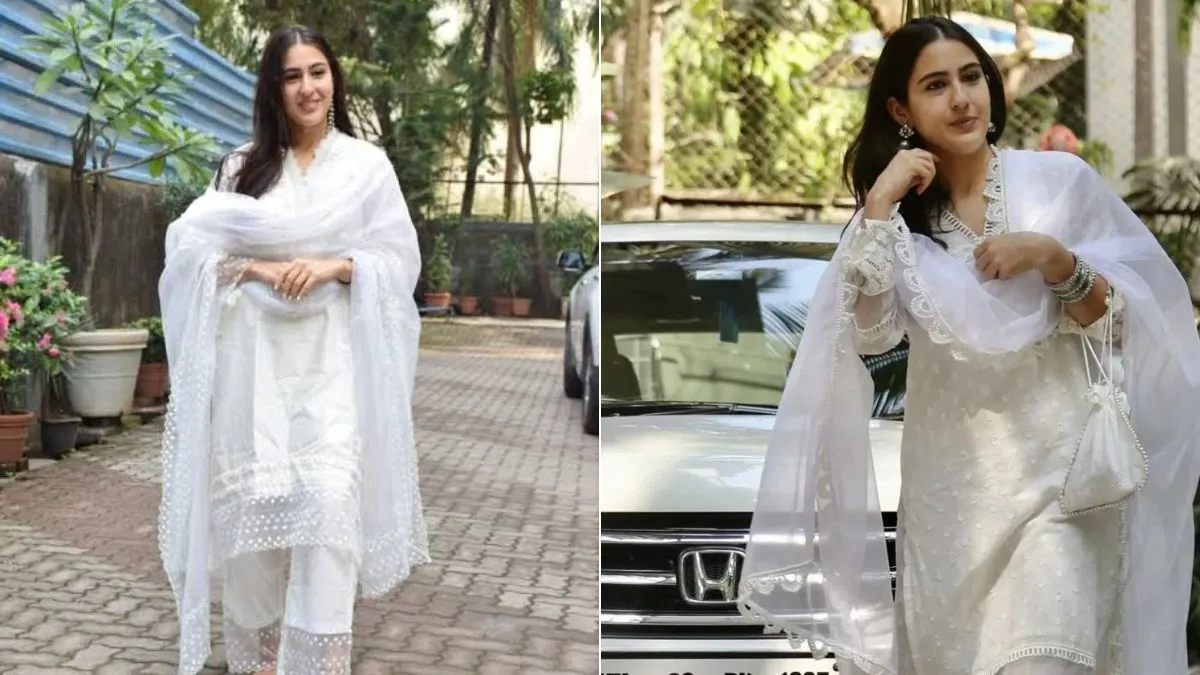 Sara Ali Khan-inspired white Kurtis for Holi 2025: Upgrade your ethnic pace with Bollywood Glam