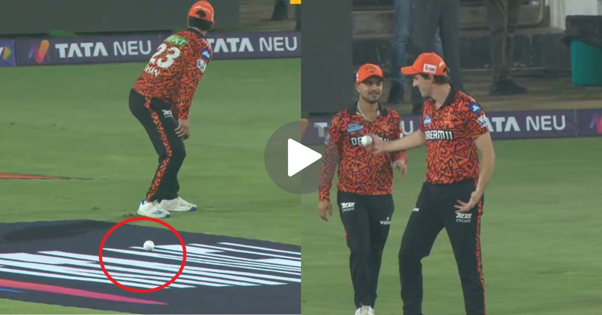 Ishan Kishan Viral Video: इशान किशनने अडवलेला चेंडू हरवला; कॅप्टन पॅट कमिन्सला तो सापडला!