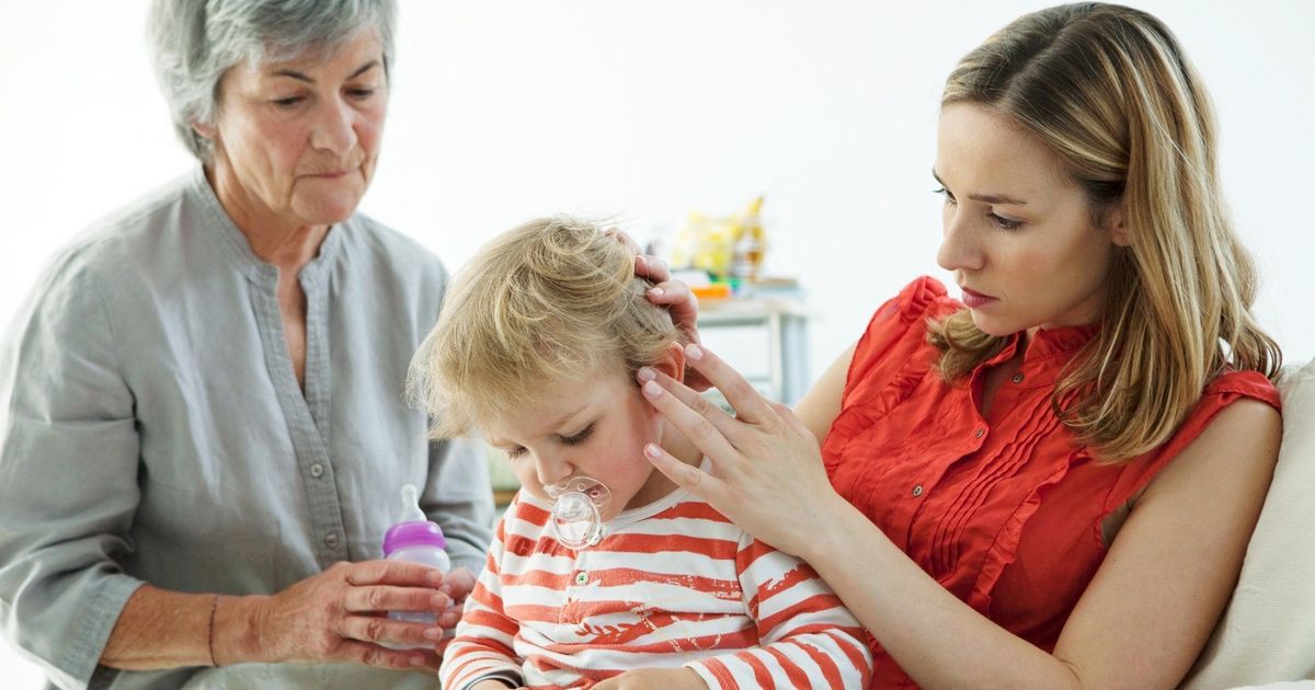 What are the “cinnamon” stains that appear on the baby’s scalp?