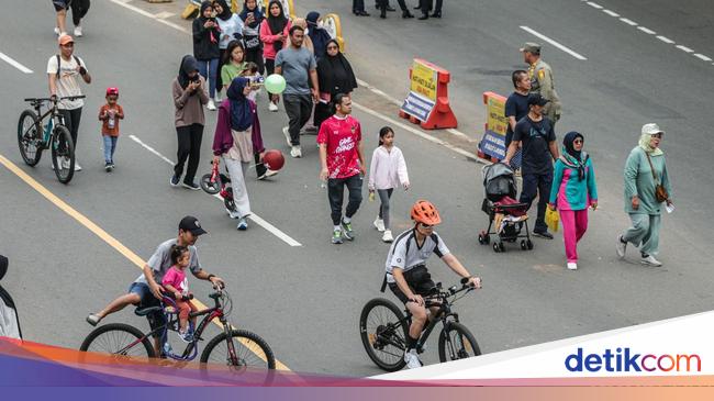 Today the car -free day in Jakarta is held again