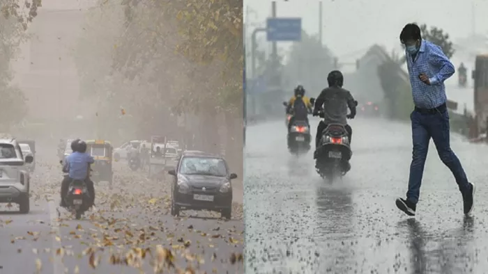 Weather warning: Thunderstorms in Delhi-up caused havoc, more than 400 flights affected; IMD Alert issued – Weather News Updates Summer Rain with Heatwave in Delhi Up Haryana Punjab Rajasthan Madhya Pradesh