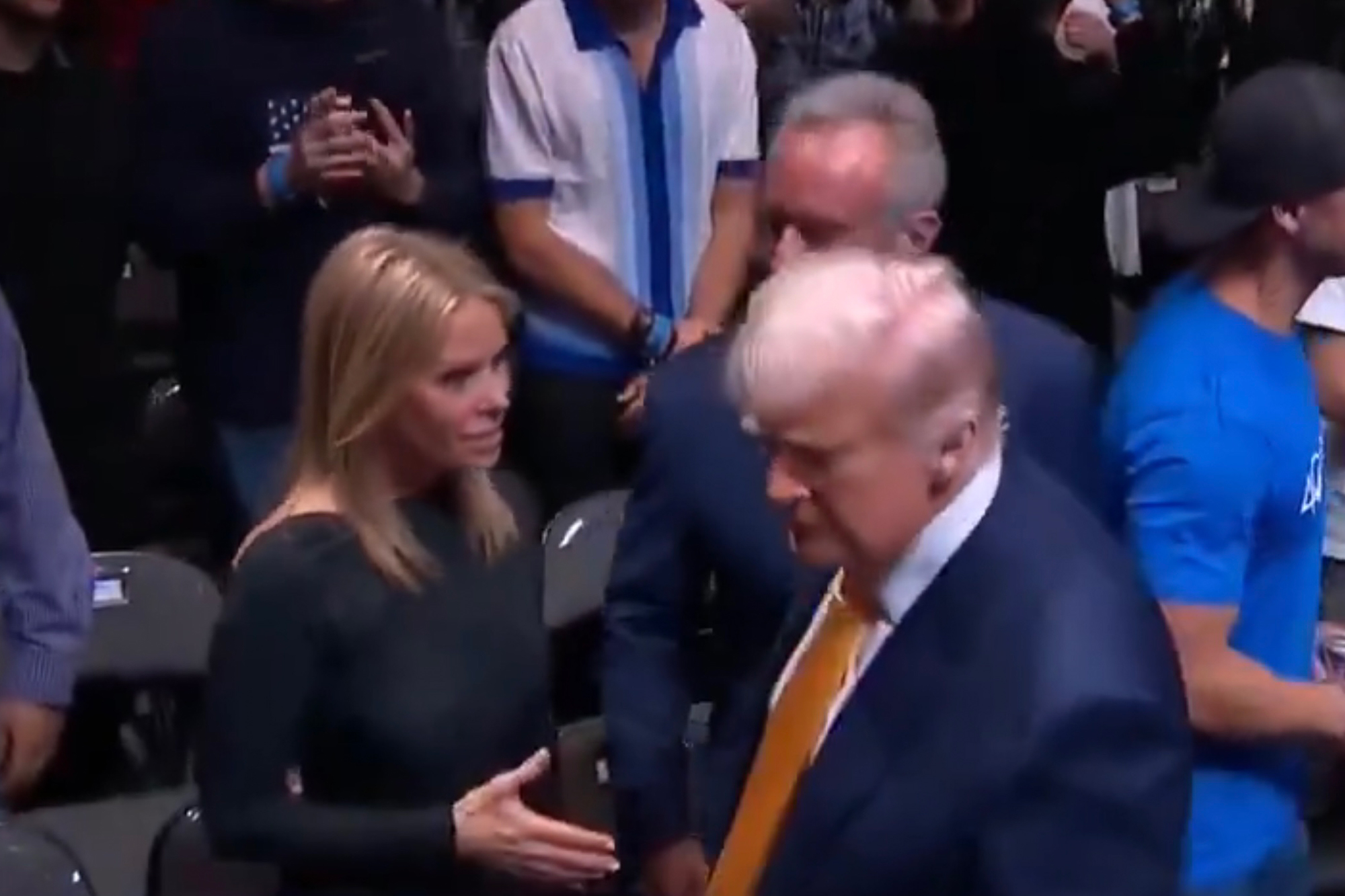 Trump appears to Snub RFK Jr.’s Wife Cheryl Hines While Entering UFC Fights – ryan