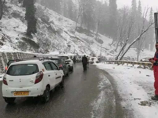 Snowfall in the peaks of Manali Kullu-Lahaul Spiti: General Life influenced by snowfall