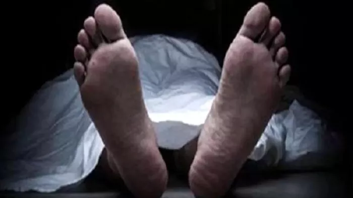 The dead body was accused of rape and murder of the girl hung.