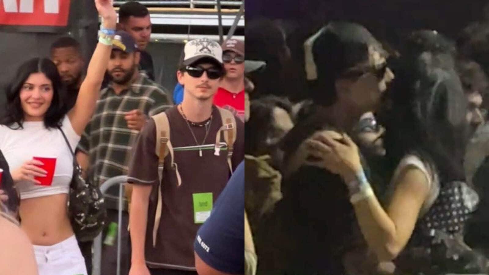 Coachella -Drama: Kylie Jenner sits arms around Timothée Chalamet, Steel kisses before Travis Scott’s set | Mint