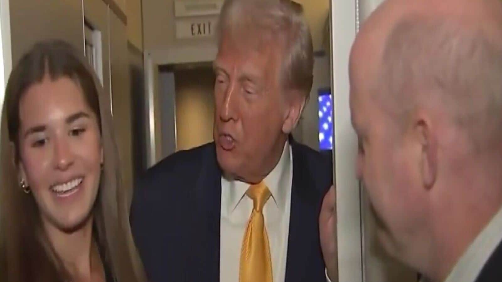 ‘This is the false news’ – Donald Trump brings granddaughter Kai to Viral 2am Air Force One Presser | Watch | Today news