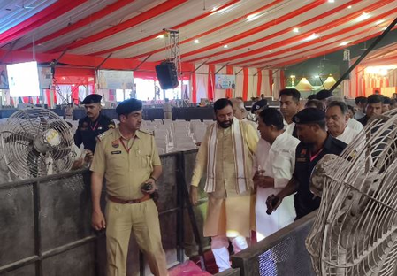 Hisar: CM Naib Singh Sainin has the preparations for the program of PM Modi, the necessary guidelines to the officials, checked