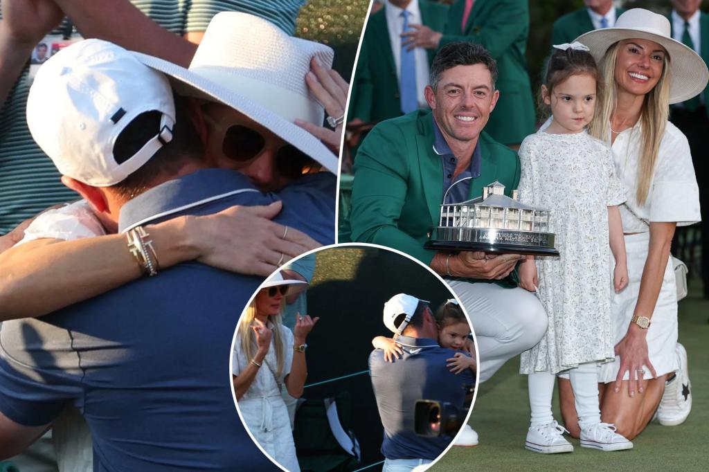 Rory McIlroy Embraces Wife Erica Stoll, Daughter Poppy After 2025 Masters Win – ryan
