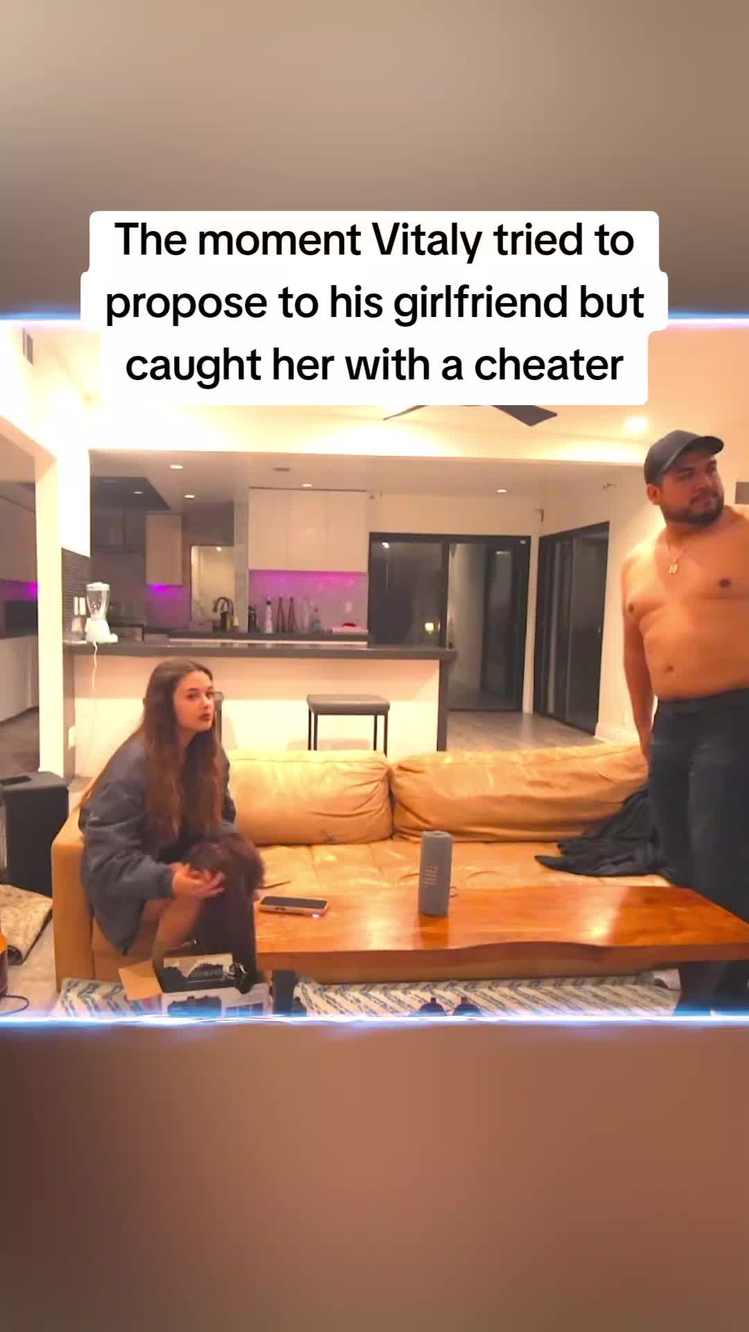 The moment Vitaly tried to propose to his girlfriend but caught her with a chea… – ryan
