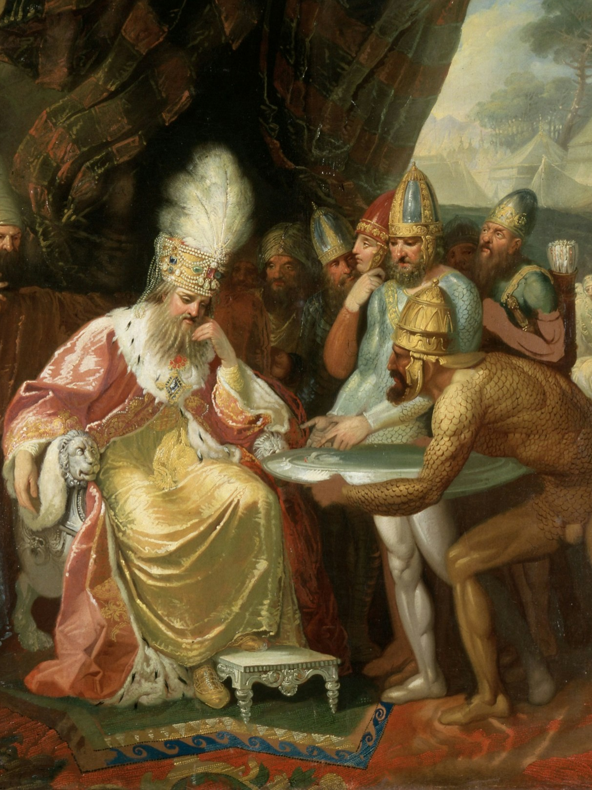 When the colorful king delhi looted