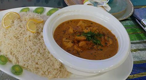 Curry -chicken with rice with lemon – web medicine